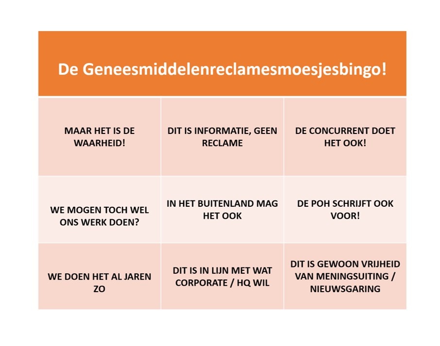 De Geneesmiddelensmoesjesbingo – welke gebruik jij het vaakst? [blog]